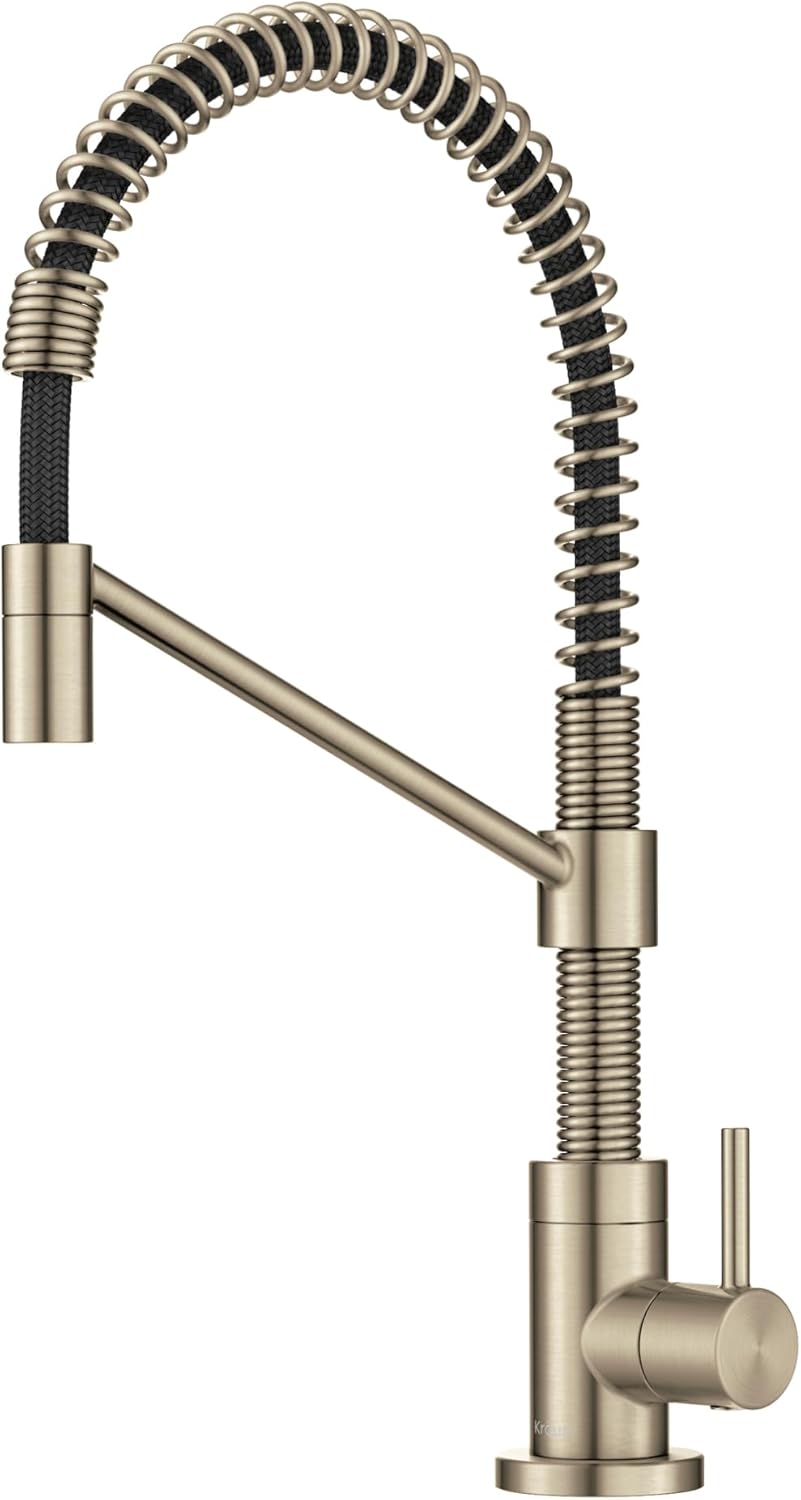 KRAUS Bolden Grifo de filtro de agua potable de una sola manija para ósmosis inversa o sistema de filtración de agua en bronce champán antiguo sin