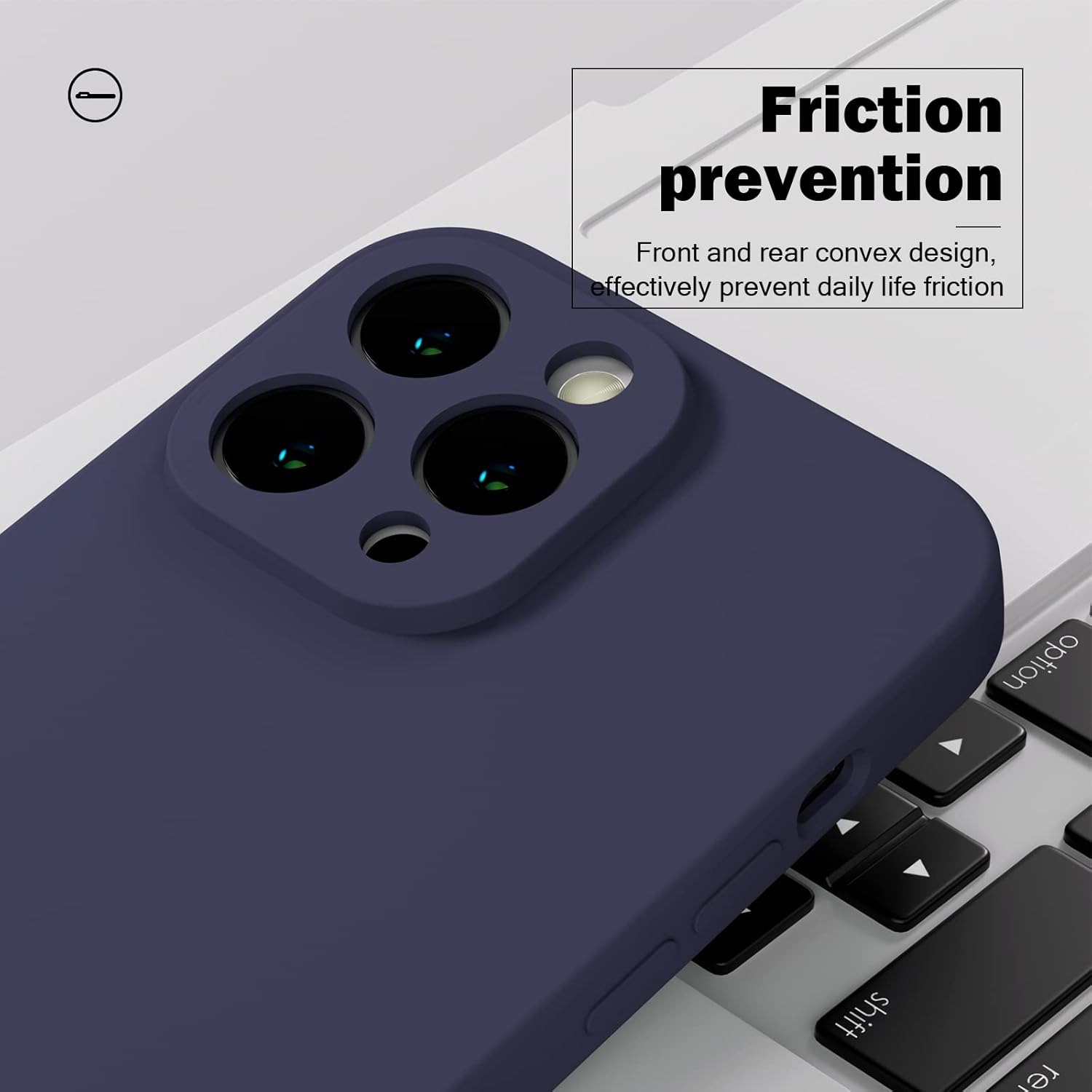 AKABEILA Funda para Xiaomi Poco X5 Pro 5G de 6.67 pulgadas, silicona líquida, delgada, sedosa y suave al tacto, TPU a prueba de golpes, con forro de