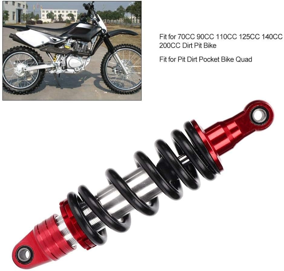 Amortiguador de amortiguador, amortiguador de amortiguador, suspensión trasera, apto para 70 CC, 90 CC, 110 CC, 125 CC, 140 CC, 200 CC, Dirt Pit Bike