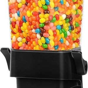 EVORAAH Dispensador de cereales para encimera, 2 unidades, máquina dispensadora de dulces, recipiente de cereales, almacenamiento de plástico de 5.5 EVORAAH Dispensador de cereales para encimera, 2 unidades, máquina dispensadora de dulces, recipiente de cereales, almacenamiento de plástico de 5.5