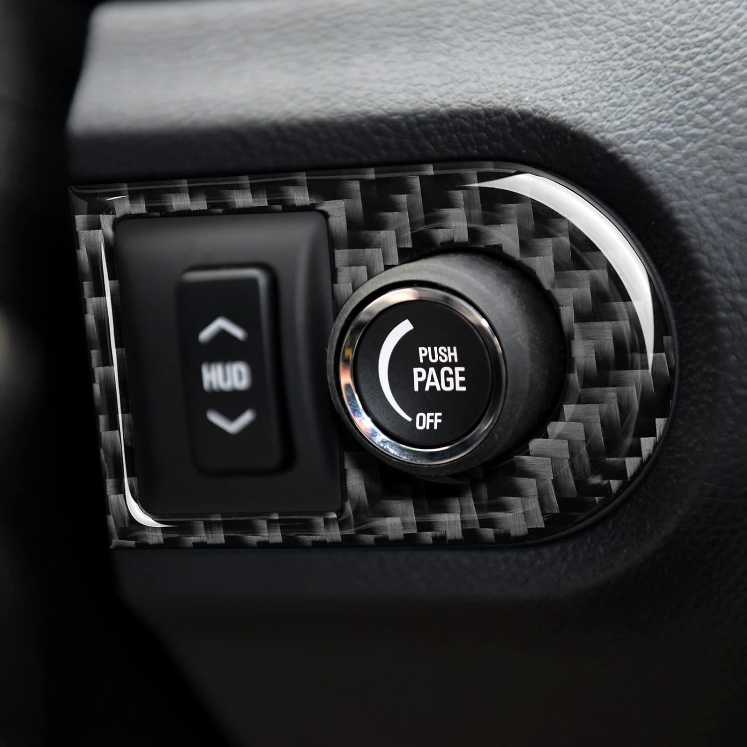 Coche HUD panel adhesivo fibra de carbono accesorios interiores para Chevrolet Camaro 2010 2011 2012 2013 2014 2015