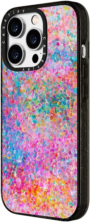 CASETiFY Ingrid Ching – Funda de impacto para iPhone 15 Pro 4 veces probada contra caídas de grado militar, protección contra caídas de 8.2 pies –