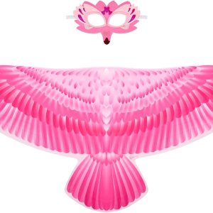 Disfraz de pájaro para niños, disfraz de loro con alas de águila, disfraz de búho halcón para niños y niñas, fiesta de Halloween, regalos de juguetes Disfraz de pájaro para niños, disfraz de loro con alas de águila, disfraz de búho halcón para niños y niñas, fiesta de Halloween, regalos de juguetes
