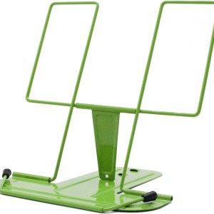 Soporte de libro de metal para escritorio, estante de lectura ajustable, soporte para libros (verde) Soporte de libro de metal para escritorio, estante de lectura ajustable, soporte para libros (verde)