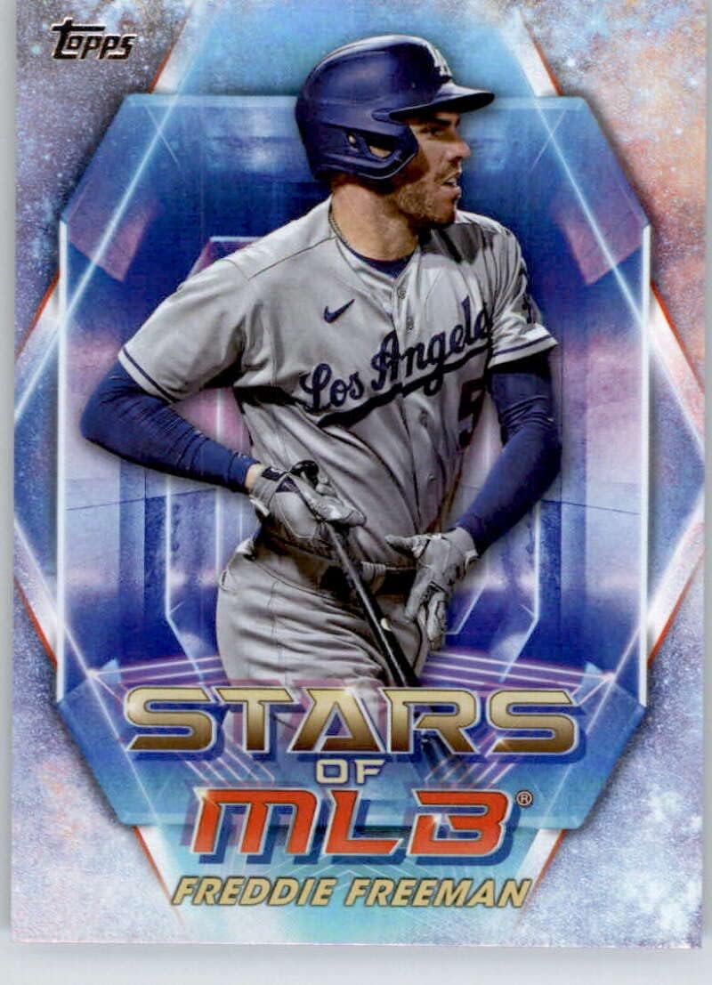 2023 TOPPS STARS OF THE MLB #SMLB-27 FREDDIE FREEMAN LOS ANGELES DODGERS BASEBALL OFFICIAL TRADING CARD OF THE MLB