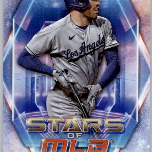 2023 TOPPS STARS OF THE MLB #SMLB-27 FREDDIE FREEMAN LOS ANGELES DODGERS BASEBALL OFFICIAL TRADING CARD OF THE MLB 2023 TOPPS STARS OF THE MLB #SMLB-27 FREDDIE FREEMAN LOS ANGELES DODGERS BASEBALL OFFICIAL TRADING CARD OF THE MLB