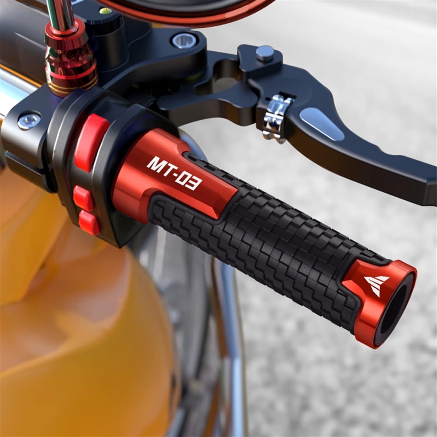 Comfort Handle for MT03 MT 03 MT-03 2015 2016 2021 2020 with Logo 78” 22MM Motorcycle Racing Handlebar Grips Rubber Gel Grip