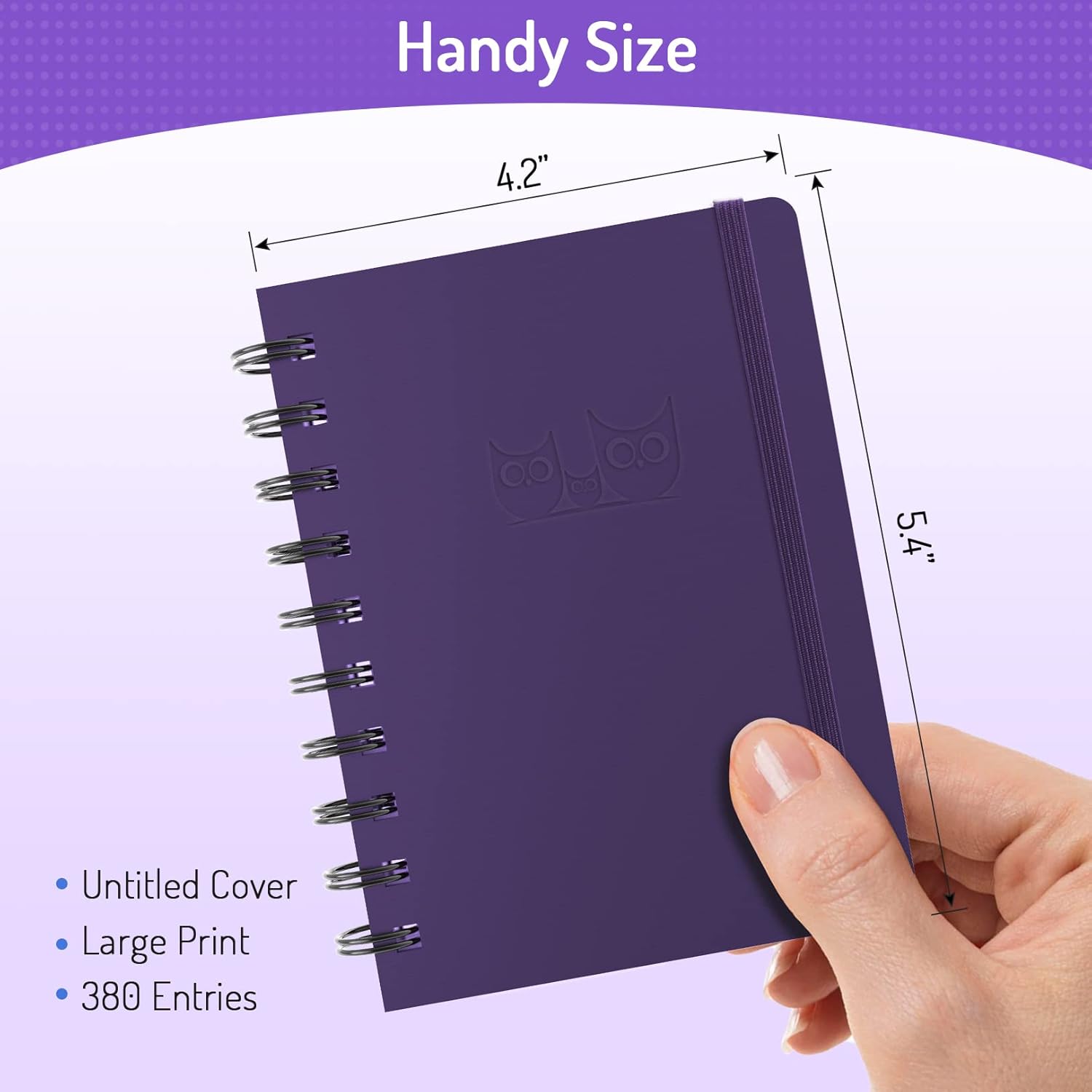 Forvencer Libro de contraseñas con pestañas alfabéticas individuales, cuaderno de contraseñas pequeño de 4 x 5.5 pulgadas, guarda contraseñas en