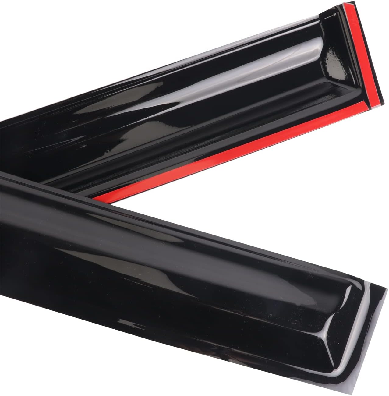 Juego de 4 viseras adhesivas para ventana, deflectores, protectores contra la lluvia, compatible con Toyota Rav4 2006-2012