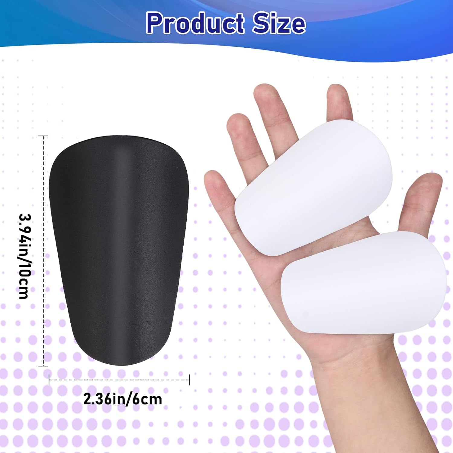 FWUNYVN Espinilleras de fútbol para jóvenes y adultos, pequeños equipos de protección para todas las edades, para llevar con calcetines de agarre y