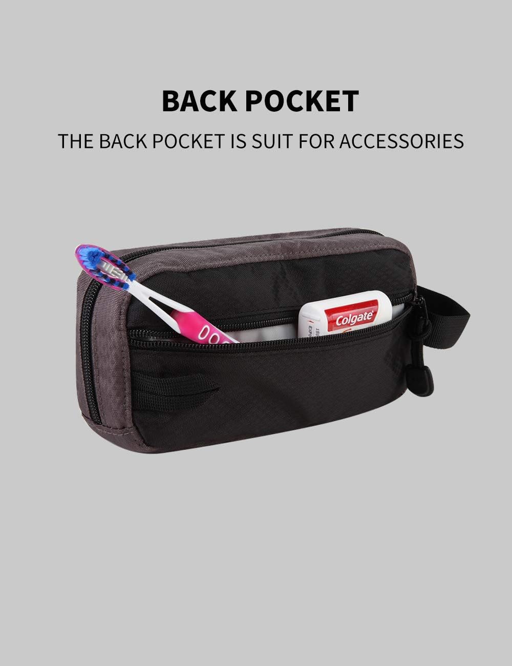 GOX Neceser de viaje Dopp Kit caso para hombres multifunción bolsa organizadora de embalaje