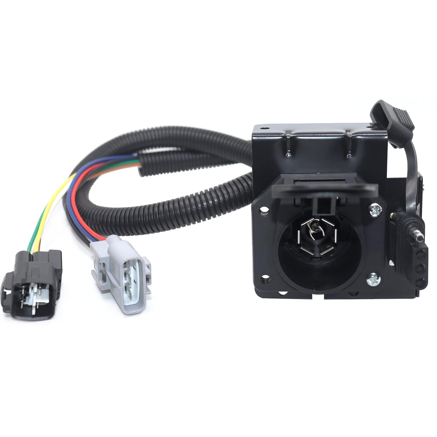 Kit de arnés de cableado de conector de remolque plano de 7 vías y 4 pines para Toyota Tundra 2003-2006 con paquete de remolque de fábrica