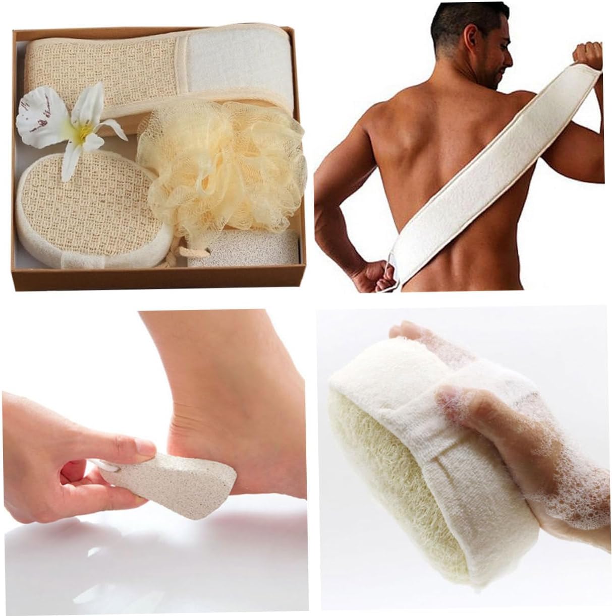 FRCOLOR 12 Pcs Cleaning Scrubber Bath Scrubber Bath Sponge Bath Ball Body Bath Towel