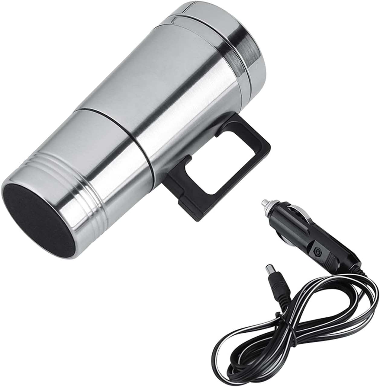 Taza de calefacción eléctrica para automóvil, 12 V24 V, 10.1 fl oz, taza eléctrica para café, té, agua, botella de bebida (24 V)