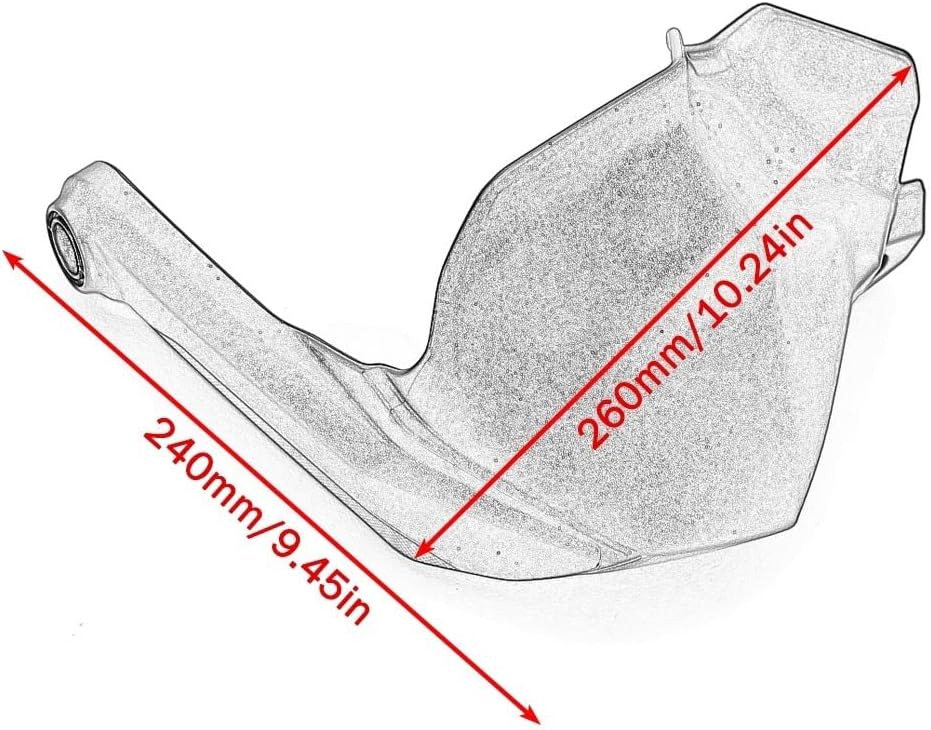Parabrisas de motocicleta para Kawasaki Ve-rs-ys 650 VE-RS-YS650 2022 2023 Guardamanos protección de mano escudo contra el viento Guardias de mano
