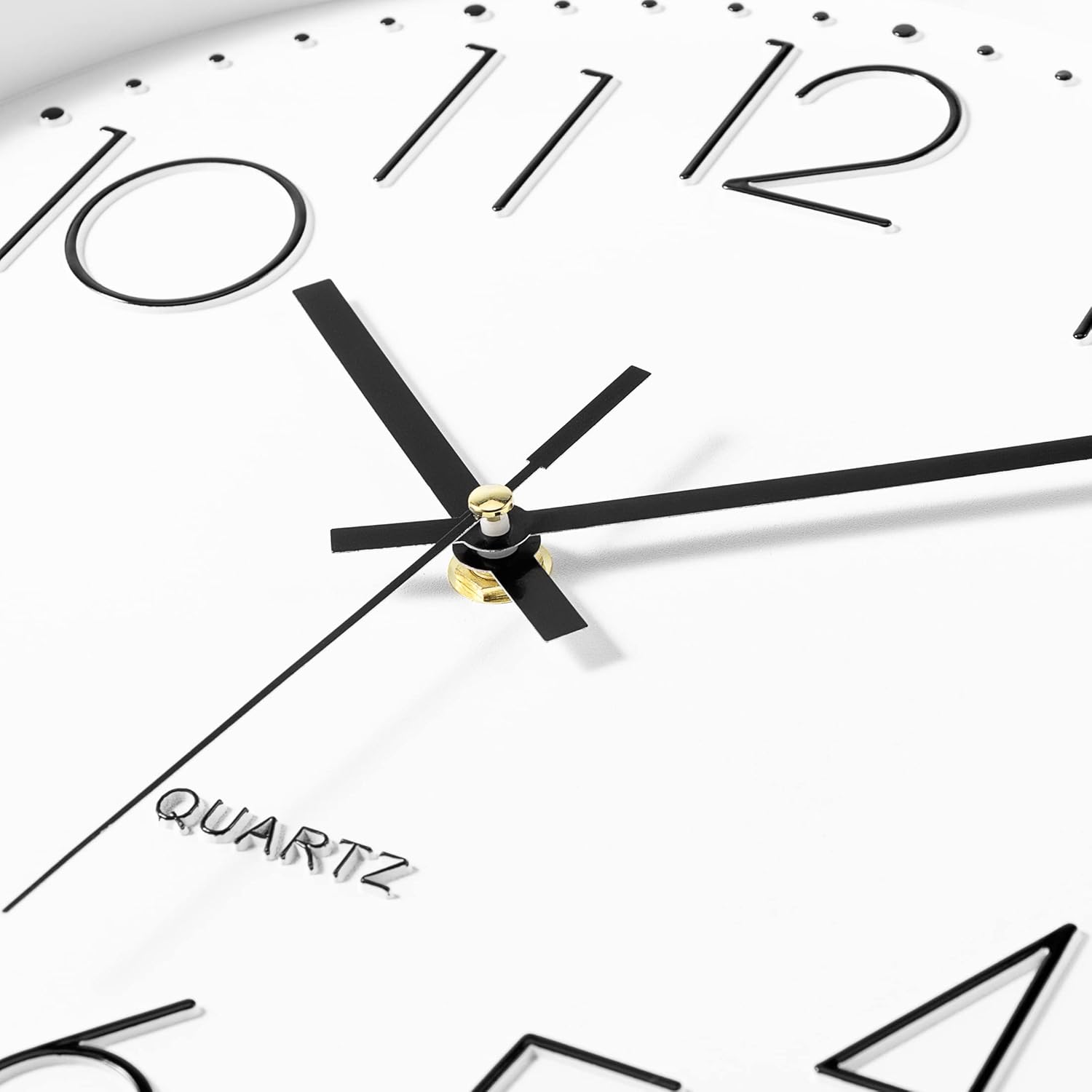 Lumuasky Reloj de pared moderno, silencioso sin tictac, moderno, reloj decorativo para sala de estar, dormitorio, cocina, oficina, escuela, aula