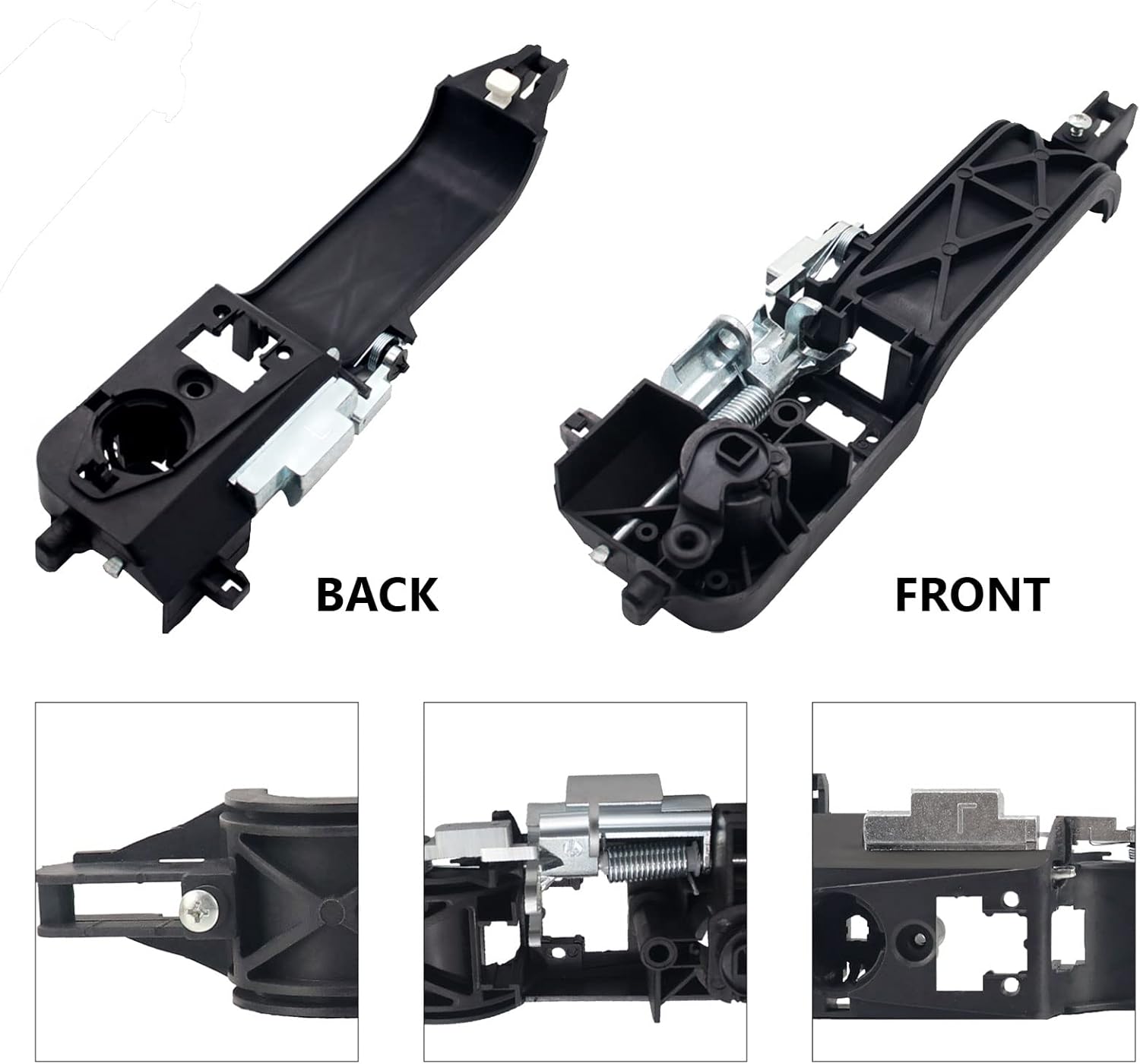 Sikawai 8s4z5426685b – Manija de puerta del conductor delantera izquierda para Ford Focus 2008, 2009, 2010, 2011, reemplazo 8s4z-5426685-b 926324