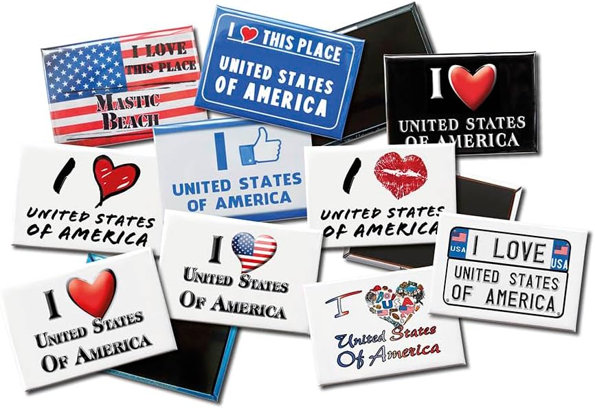 WETUMPKA IMÁN DE FRIGORÍFICO ALABAMA (AL) IMANES USA SOUVENIR I LOVE GIFT (Var. TARGA)