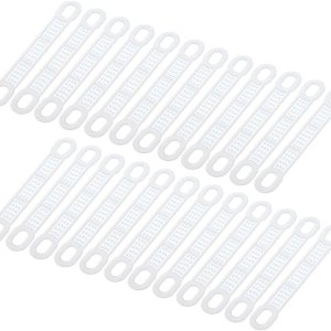 uxcell 100 tiras adhesivas de silicona antideslizantes para colgar ropa para perchas de madera y plástico, transparentes (3.94 x 0.47 pulgadas) uxcell 100 tiras adhesivas de silicona antideslizantes para colgar ropa para perchas de madera y plástico, transparentes (3.94 x 0.47 pulgadas)