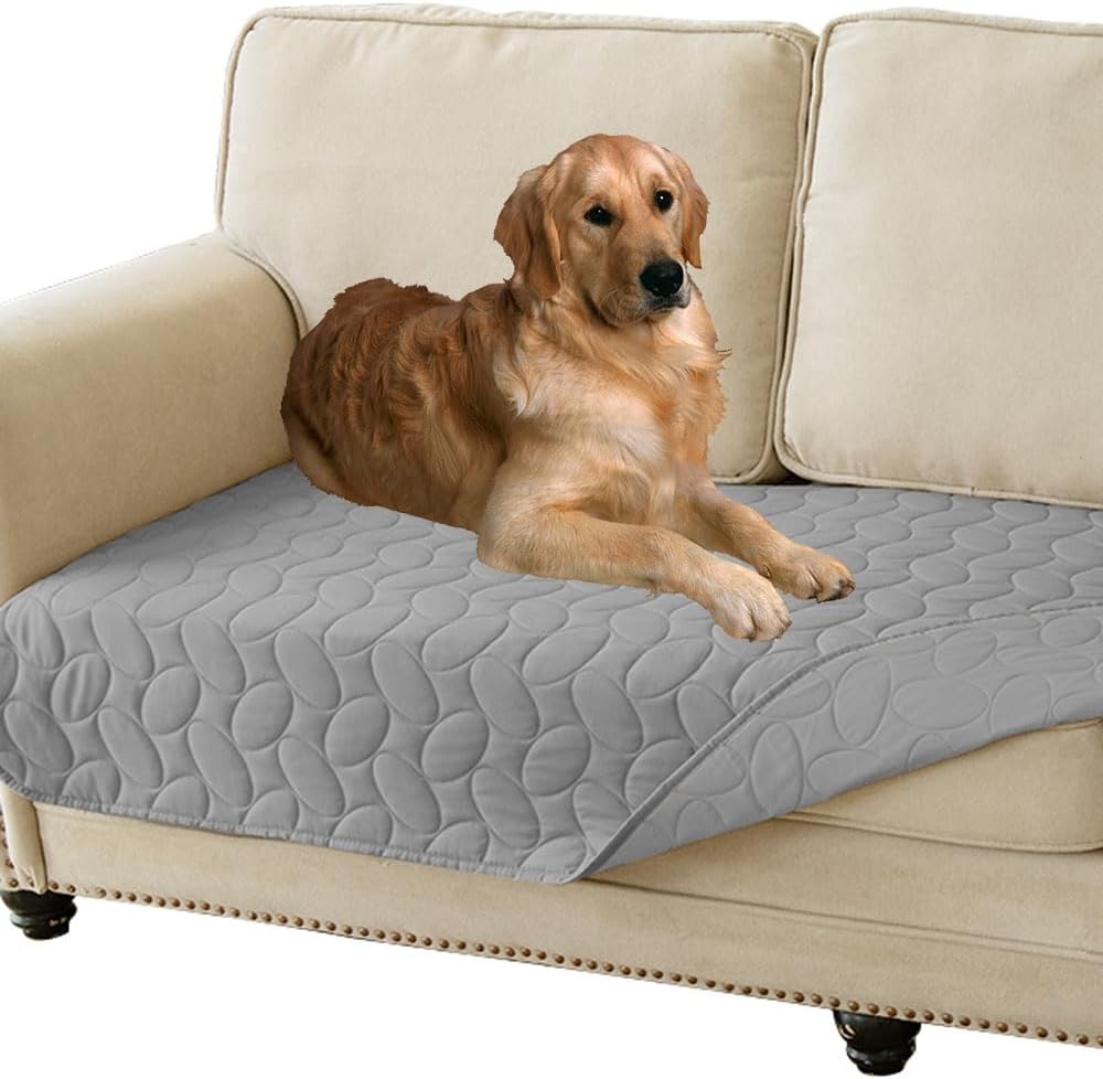 Ameritex Manta de cama para perro, impermeable, reversible, funda para sofá, manta para mascotas, para muebles, cama, sofá