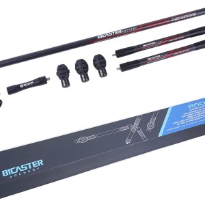 BICASTER Sistema estabilizador de tiro con arco 3K hecho en carbono, juego completo BICASTER Sistema estabilizador de tiro con arco 3K hecho en carbono, juego completo