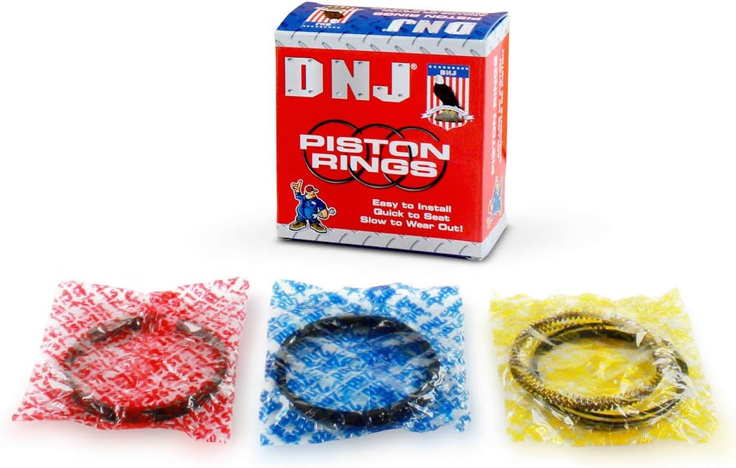 DNJ Juego de anillos de pistón PR805A Tamaño estándar para 08-15 Audi, Volkswagen 2.0L L4 DOHC Turboalimentado CAED, CPMB, CCTA, CHJA, CETA, CPLA,