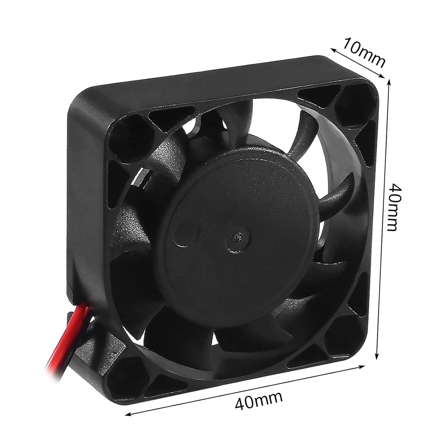 6 unidades 4010 ventilador ventilador DC 12V mini ventiladores de refrigeración sin escobillas 1.575×1.575×0.394 in soplador de impresora 3D 4010