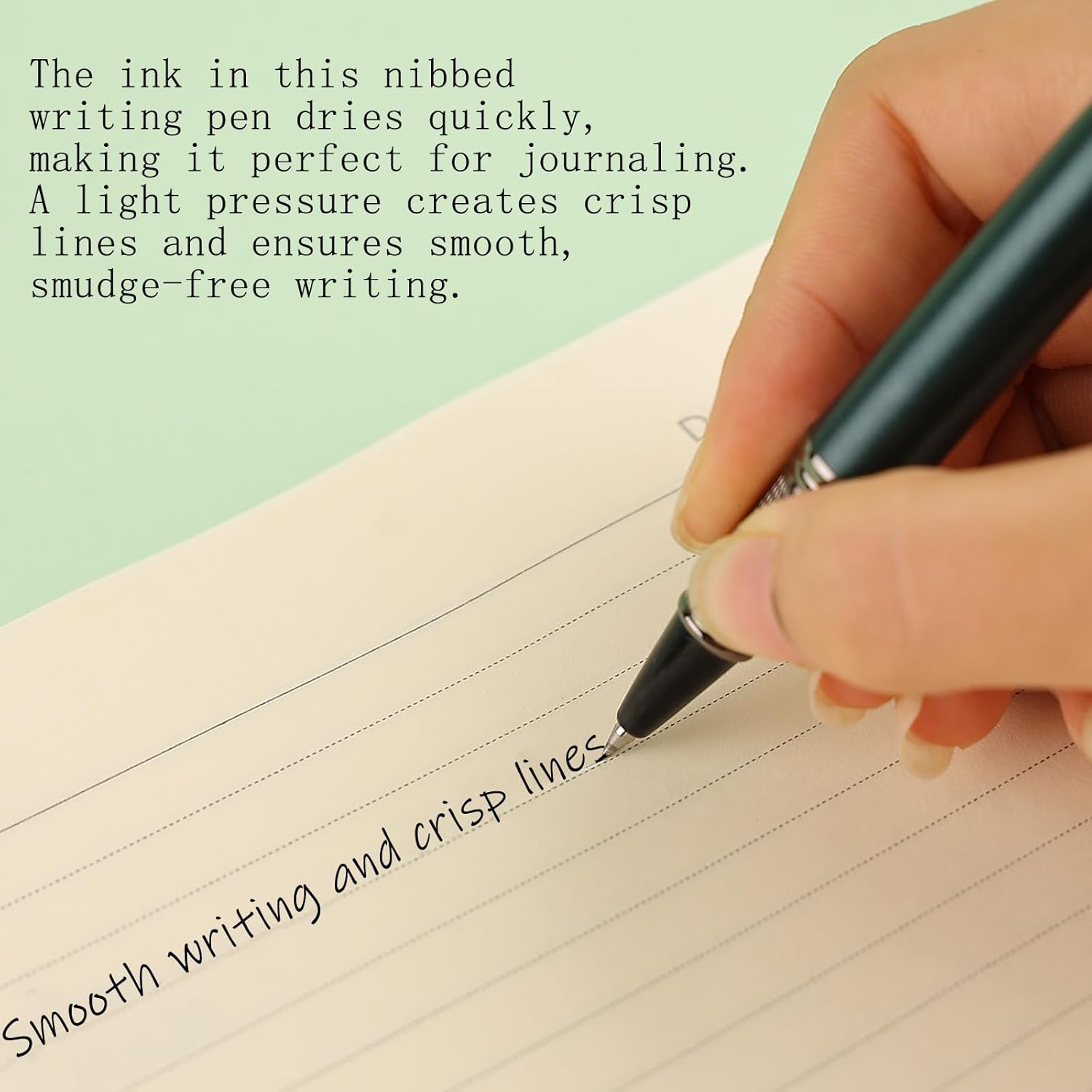 Zalantan Bolígrafo de tinta líquida, bolígrafo de lujo, bonito bolígrafo de metal, escritura suave, diseño elegante, escritura sin esfuerzo,