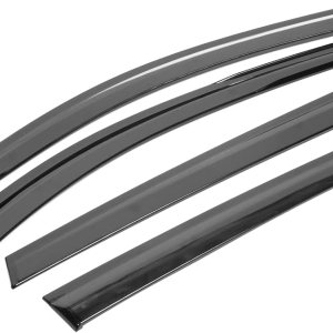 Viseras de ventana compatibles con Mazda CX-5 KE 2017-2024, tintado ahumado, semitransparente, inyección, de policarbonato, protección contra la Viseras de ventana compatibles con Mazda CX-5 KE 2017-2024, tintado ahumado, semitransparente, inyección, de policarbonato, protección contra la