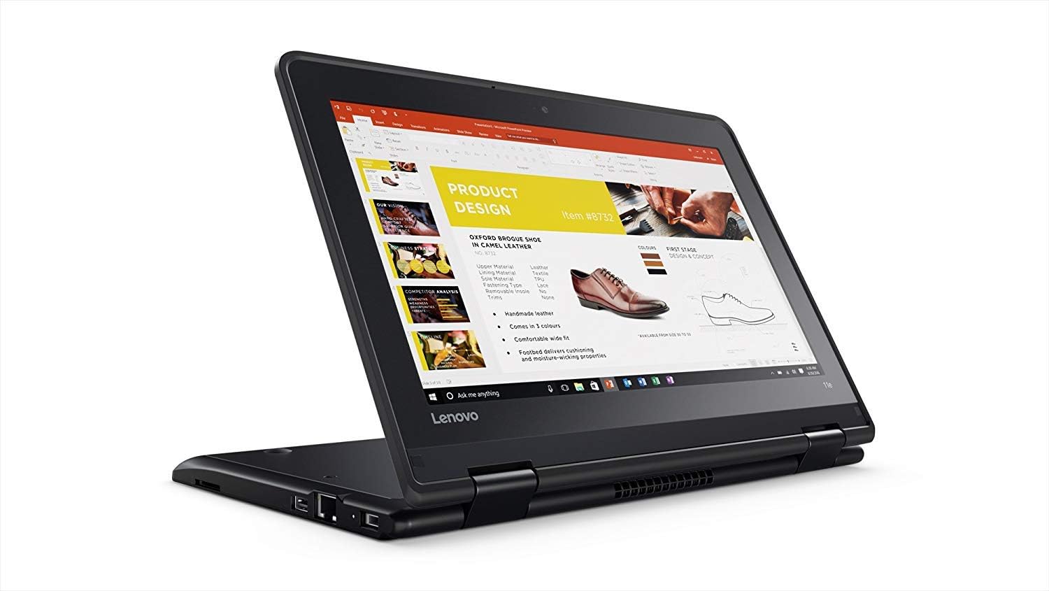 Lenovo Thinkpad Yoga 11e Laptop con pantalla táctil de 11.6 pulgadas, procesador Intel Quad Core, unidad de estado sólido de 4 GB DDR3 RAM, cámara