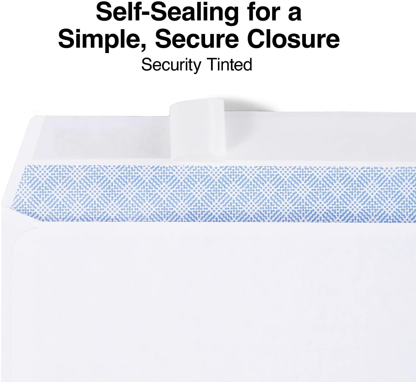 Staples Sobres comerciales tintados de seguridad autosellados #6 34, 3 58 pulgadas x 6 12 pulgadas, blanco, 150cartón (ST862999-CCVS)