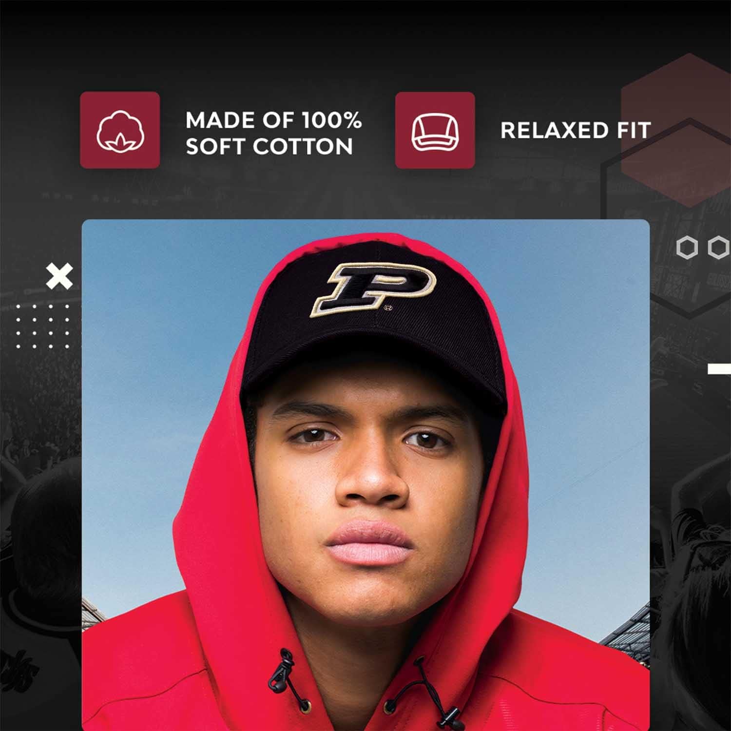 The Game NCAA Adult Relaxed Fit Logo Hat – Embroidered Logo – 100% Cotton – Elevate Your Style and Show Your Team Spirit