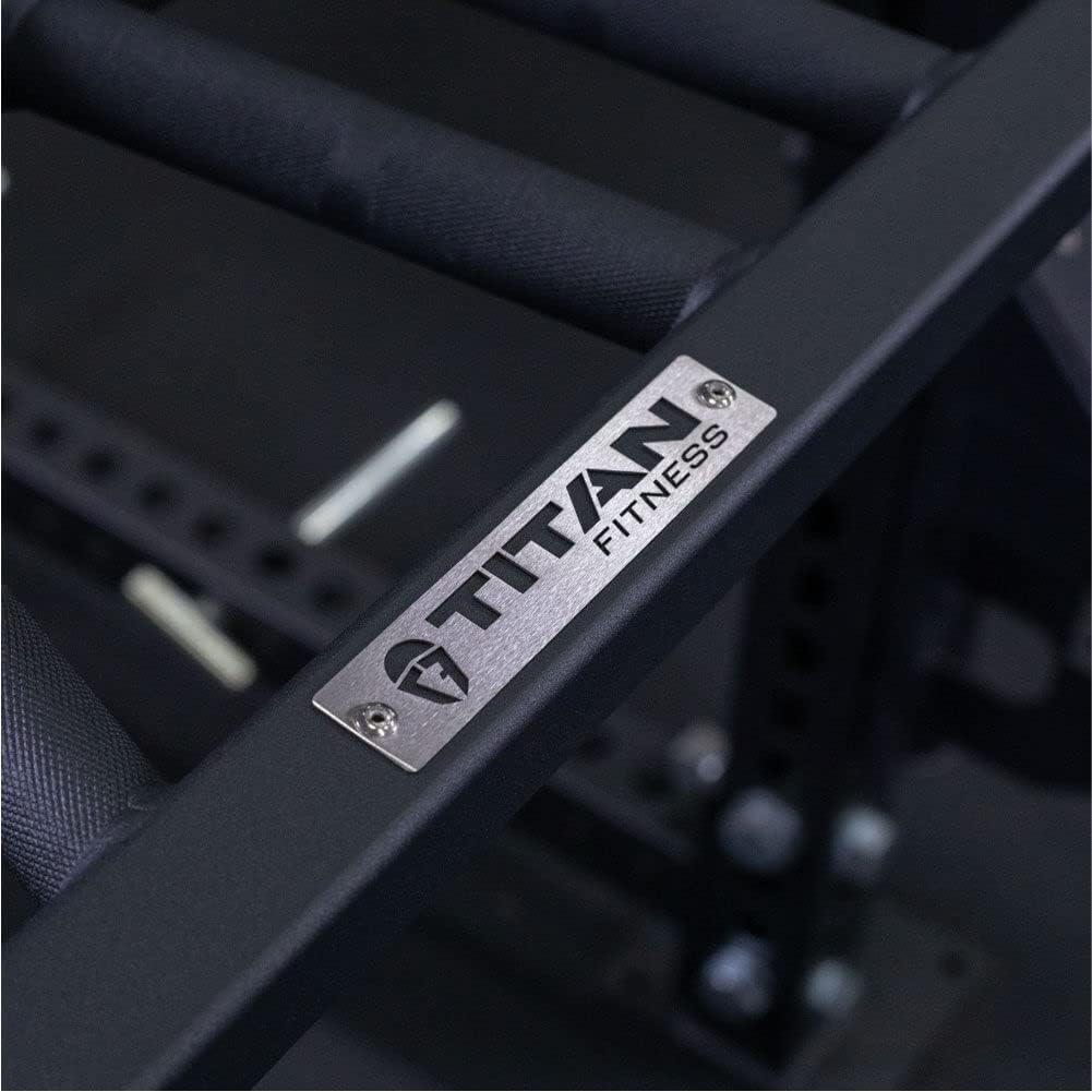 Titan Fitness Barra olímpica híbrida en ángulo multiagarre V3, clasificada 1,900 libras, barra suizade fútbol para rack