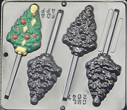 Árbol de Navidad Lollipop Lollipops Chocolate Candy Mold Navidad 2047