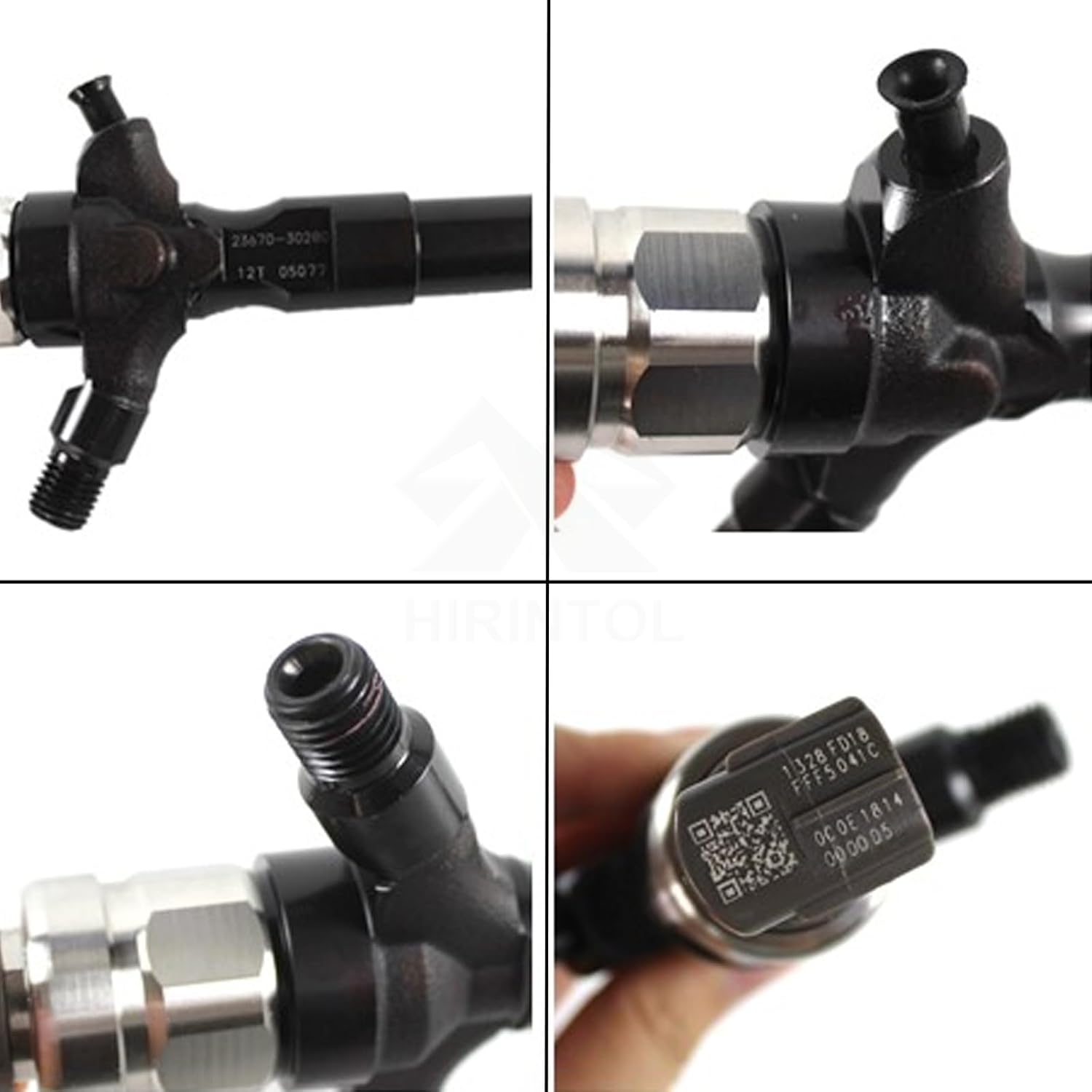 095000-7780 inyector de combustible común del carril 095000-7781 23670-30280 para el euro 4 de Denso Toyota Hilux Prado 1KD-FTV 3.0L
