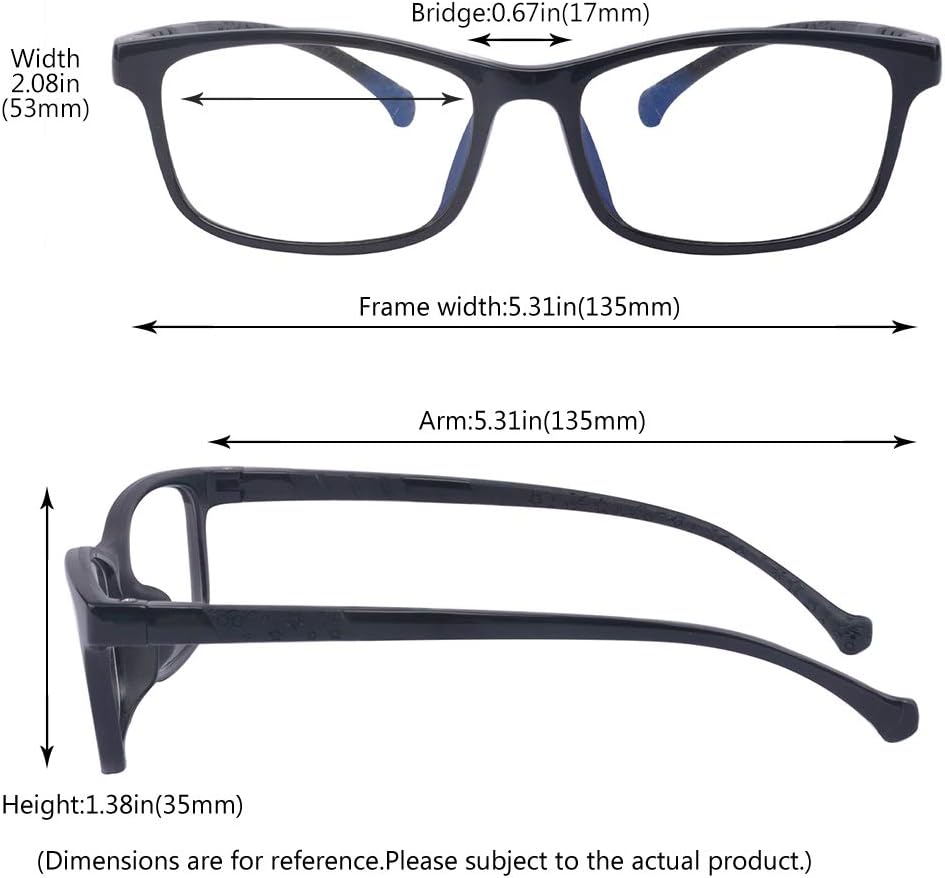 Outray Gafas de bloqueo de luz azul para adolescentes, antifatiga ocular, protección UV, gafas para juegos de computadora de 7 a 15 años