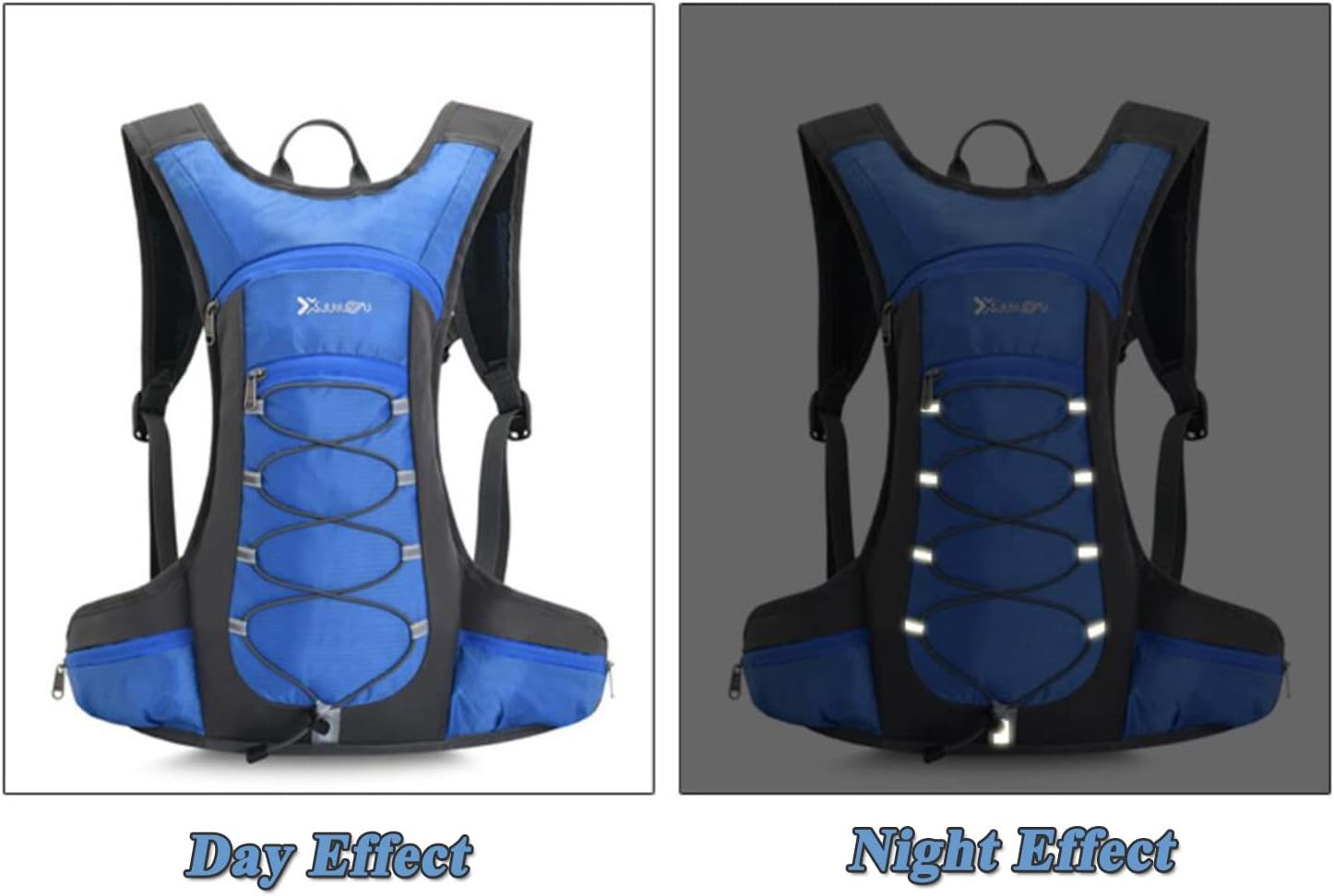 Croogo Mochila de hidratación para correr con vejiga de agua de 2 litros, ligera, Hydro Water Pack Ciclismo para hombres y mujeres, Rojo-OT05