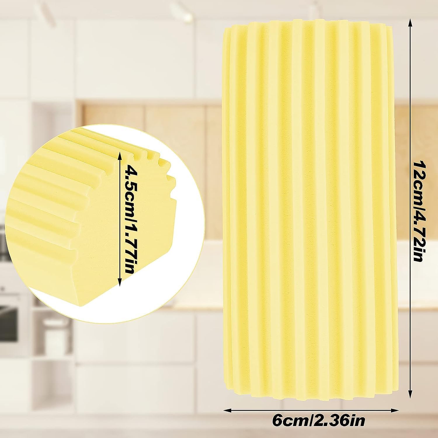 Esponjas mágicas de limpieza de polvo, esponja limpiadora húmeda, esponja de limpieza del hogar para limpiar persianas, zócalos y rejillas de