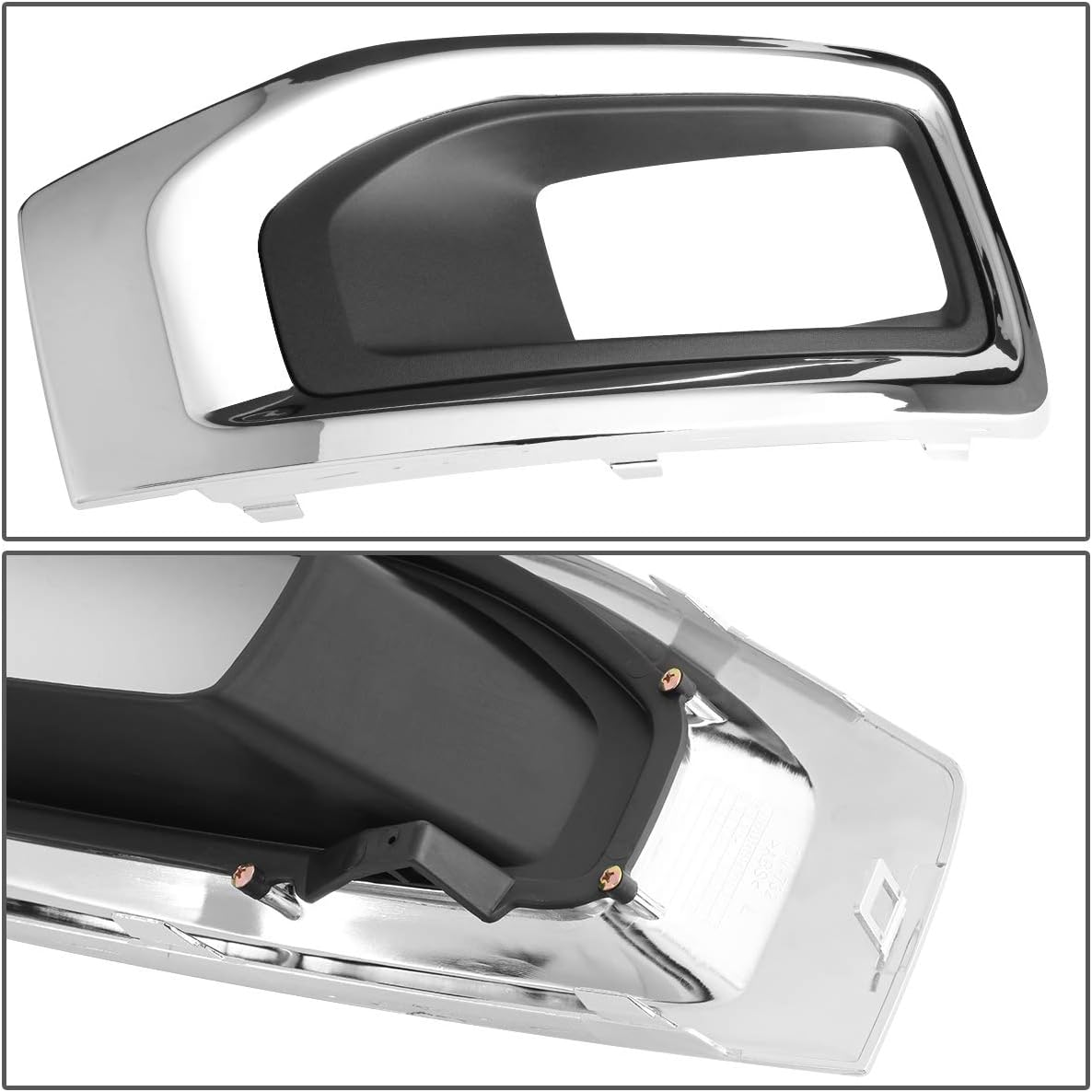 DNA MOTORING FL-ZTL-263-SM – Luz antiniebla LED con bisel e interruptor compatible con Escalade 07-08  Avalanche 07-13  07-15 Silverado
