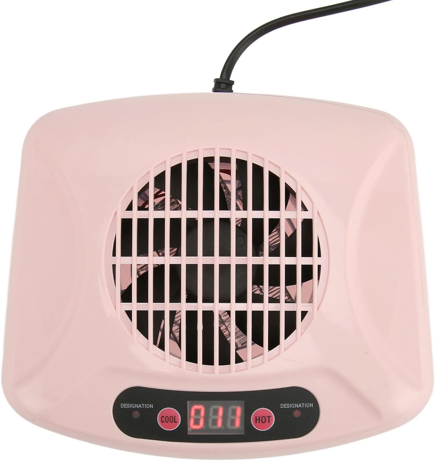 Secador de uñas de aire, ventilador de secado portátil para esmalte de uñas regular, sensor automático infrarrojo cálido y fresco, 300 W de alta