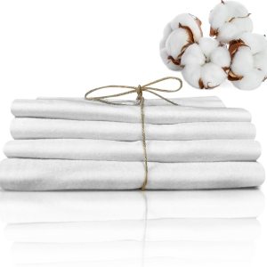 4 Pcs Organic Cotton Flannel for Castor Oil Pack, Reusable Castor Oil Compress for Liver Detox, Castor Oil Pads for Abdomen, Joints & Other Areas 4 Pcs Organic Cotton Flannel for Castor Oil Pack, Reusable Castor Oil Compress for Liver Detox, Castor Oil Pads for Abdomen, Joints & Other Areas