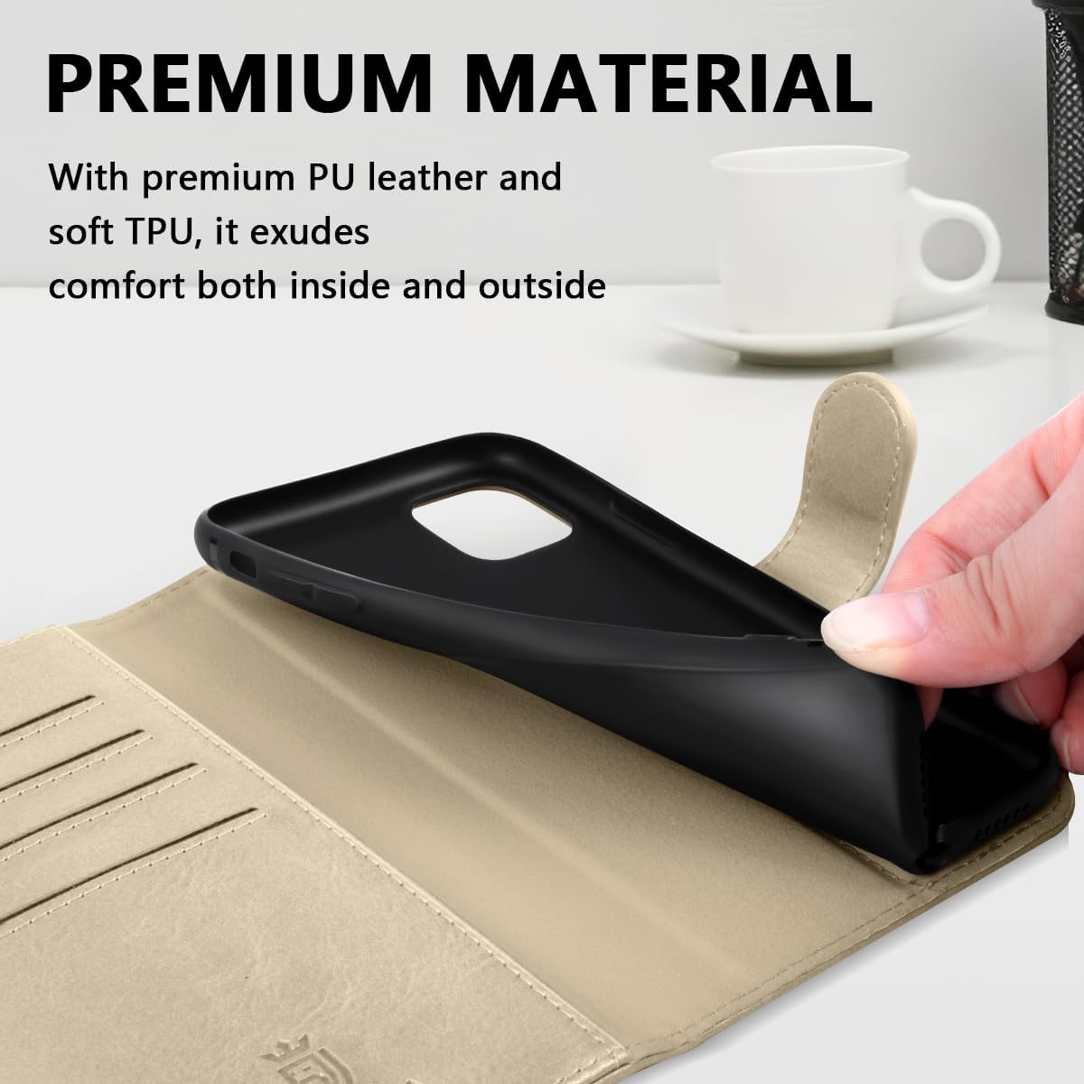 Funda tipo cartera para iPhone 11 Pro Max, de piel sintética, magnética, con soporte para tarjeta de crédito, soporte y funda a prueba de golpes