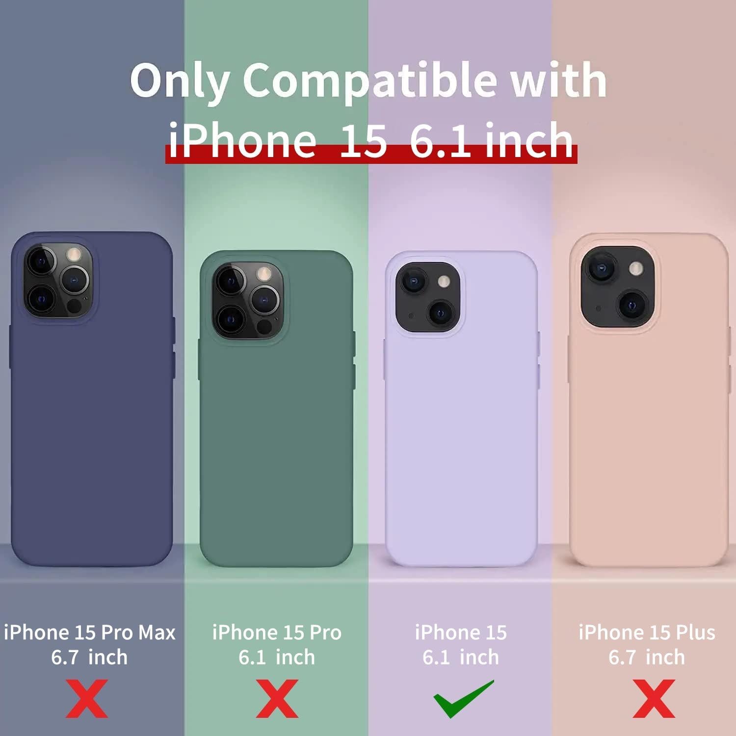 Funda protectora transparente con diseño de flores estéticas para iPhone 15 de 6.1 pulgadas (2023), funda protectora de TPU suave y delgada para