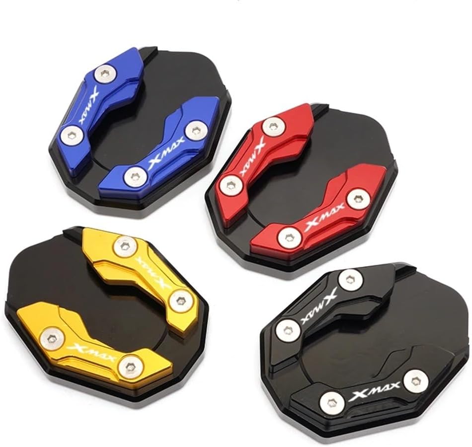 Almohadilla lateral de motocicleta para Y&AMAHA XAMX300 Xmax 300 X-MAX 350 2015-2021 2020 2019 CNC Soporte lateral de motocicleta Soporte lateral
