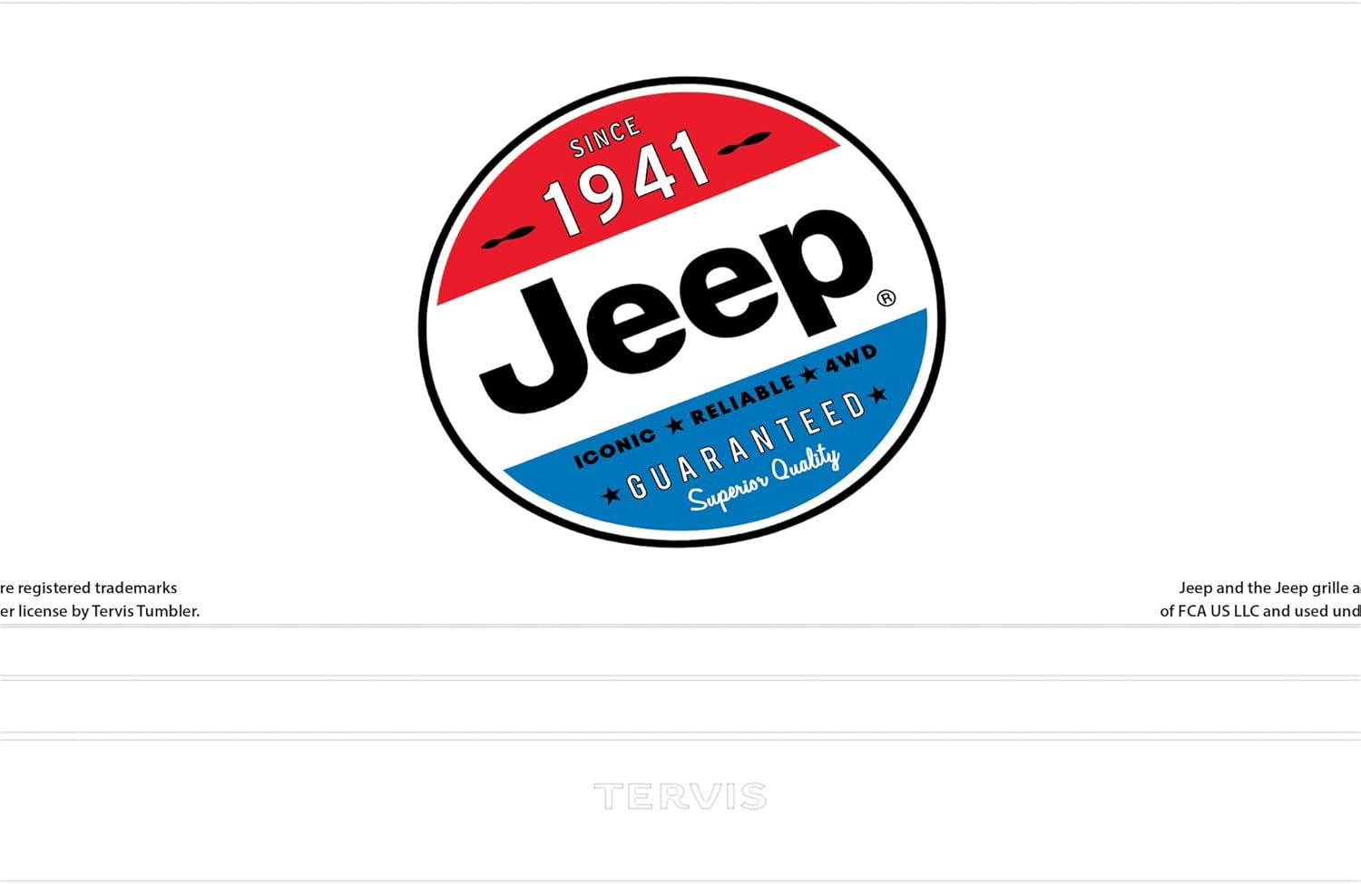 Tervis Traveler Jeep Colossal – Vaso aislado de triple pared mantiene las bebidas frías y calientes, 30 onzas, acero inoxidable