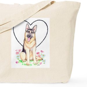 Cafepress Bolso de mano pastor alemán, Caqui Cafepress Bolso de mano pastor alemán, Caqui