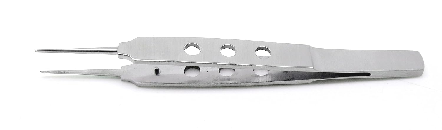 McPherson Pinzas de atar 4″ Sutura lisa oftálmica recta Premium Instruments