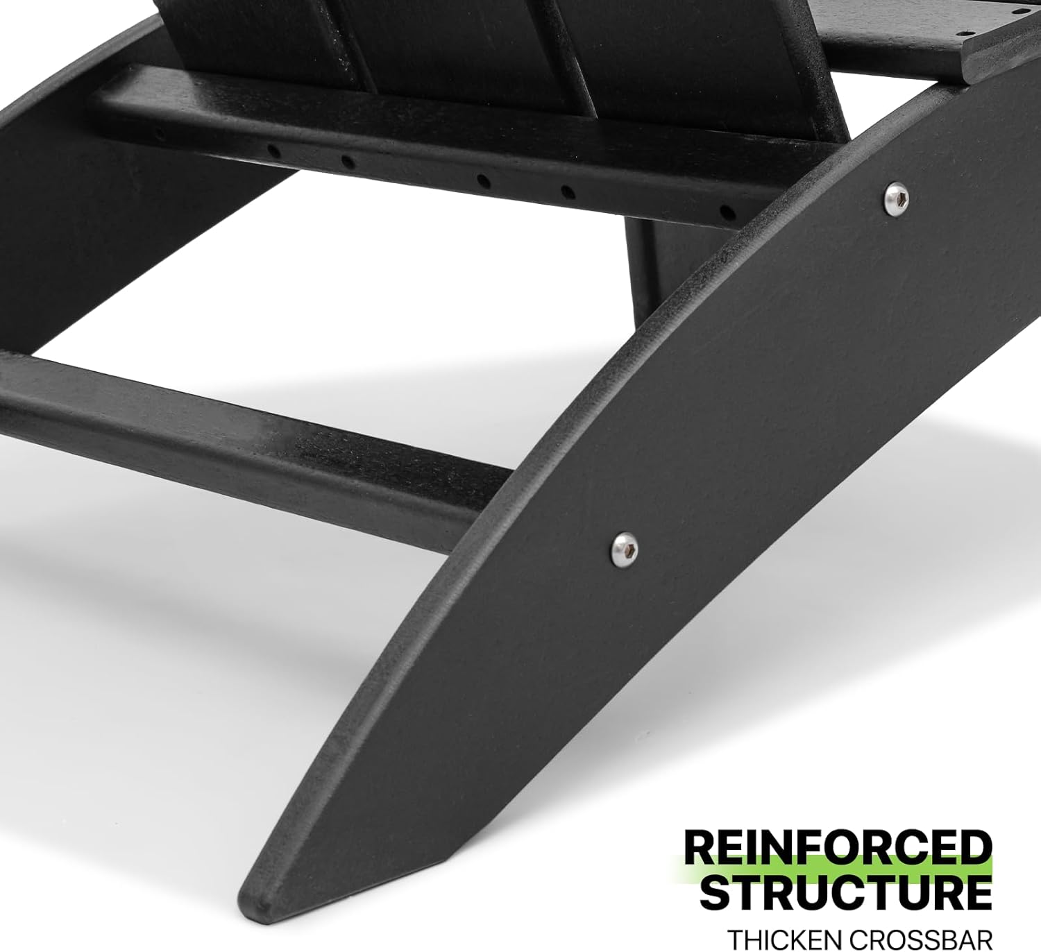 Magshion Juego de 2 sillas Adirondack para exteriores, sillas de plástico para patio, césped, jardín, sillas resistentes a la intemperie, capacidad