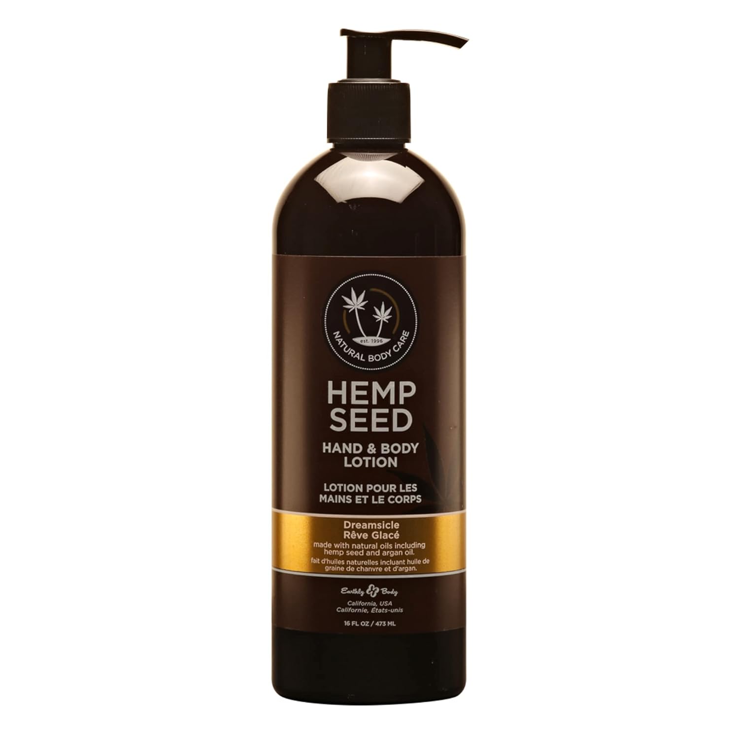 Loción de semillas de cáñamo para manos y cuerpo, calma la piel seca, aceite de argán, aceite de semilla de cáñamo, fórmula ligera, no grasosa,