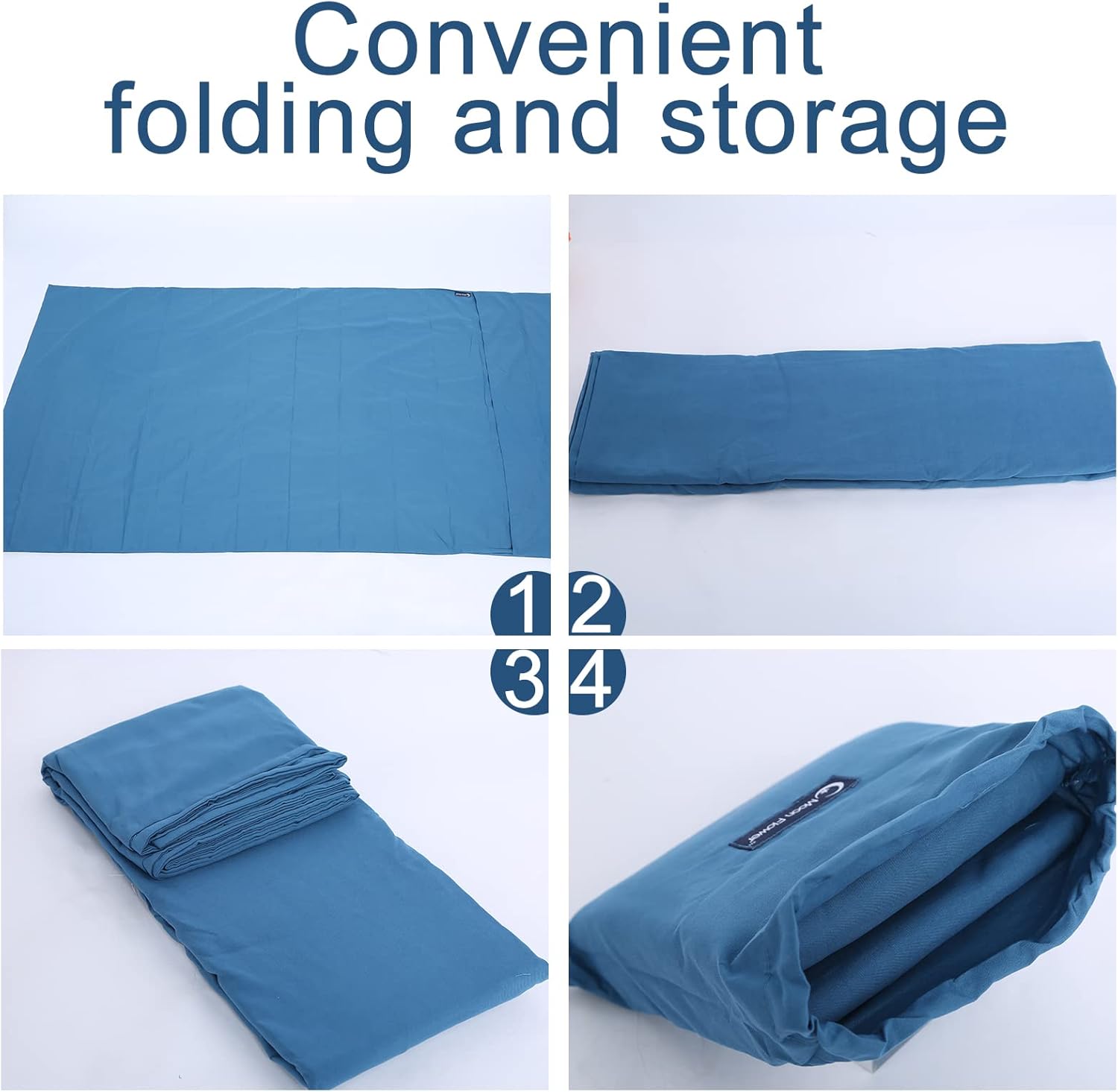 Saco de dormir con forro transpirable para hotel, compacto, portátil, para viajes, camping, saco de dormir para adultos, ligero, doble mochilero